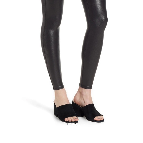 SPANX FAUX LEATHER LEGGINGS - Picture 3 of 7